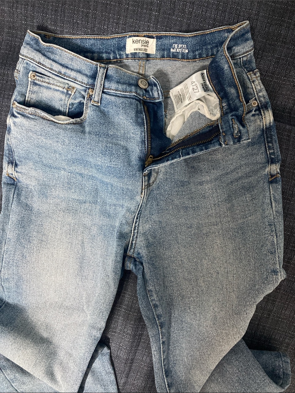 Kensie High Rise Light Blue Jeans